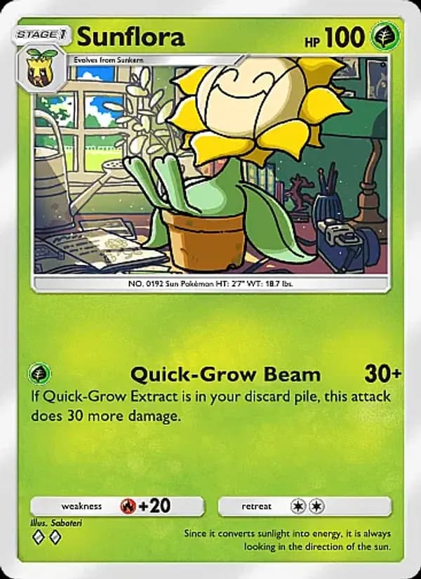 Sunflora — Crimson Blaze, Two Diamond