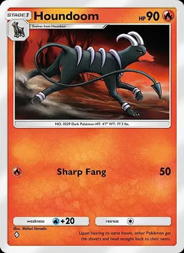 Houndoom — Crimson Blaze, One Diamond