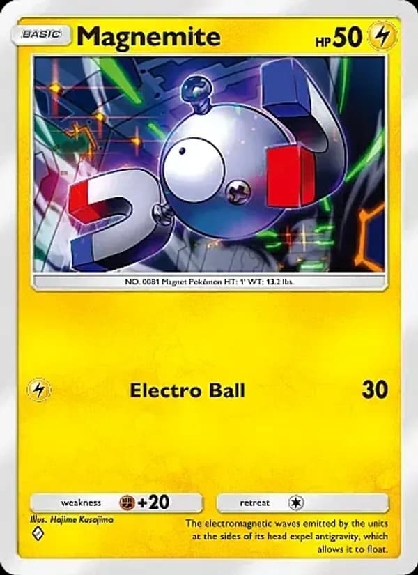 Magnemite — Crimson Blaze, One Diamond