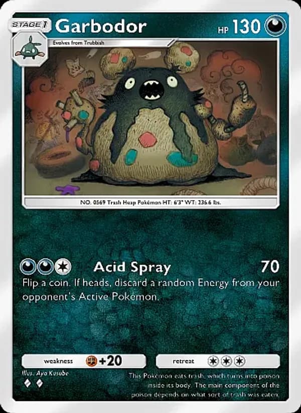 Garbodor — Crimson Blaze, Two Diamond