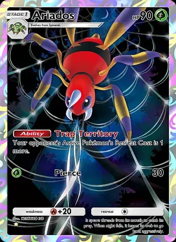 Ariados — Crimson Blaze, One Star