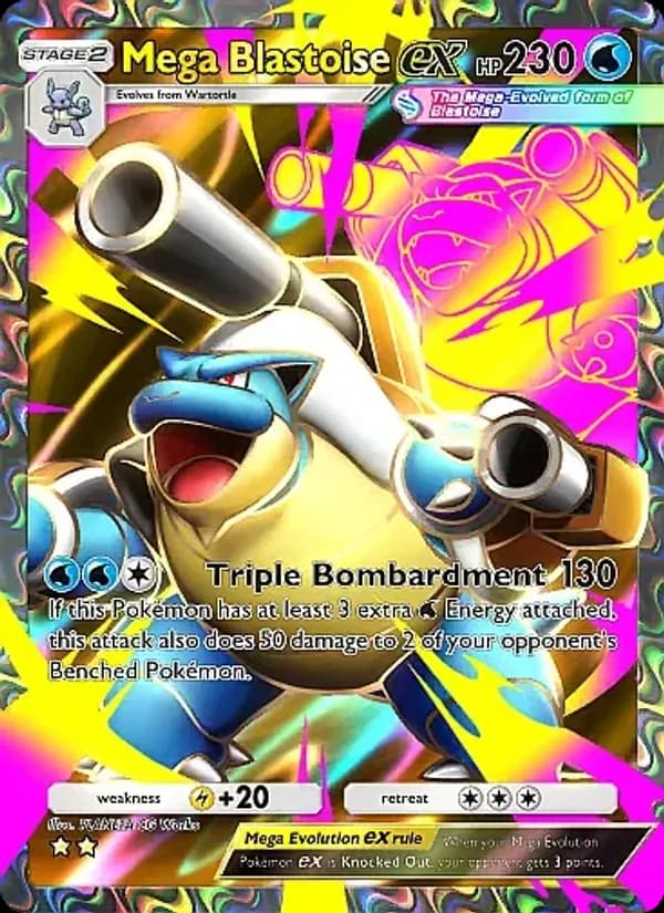 Mega Blastoise ex — Crimson Blaze, Two Star