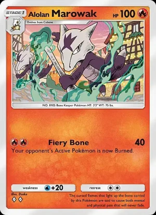 Alolan Marowak — Fantastical Parade, Two Diamond