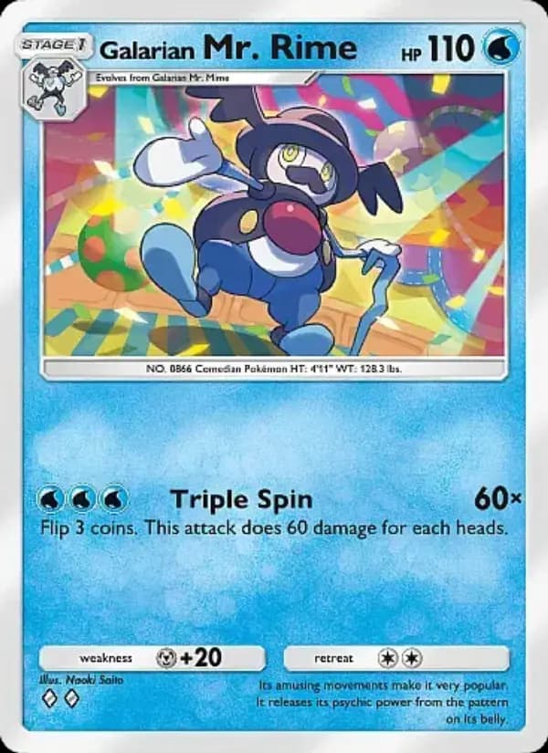 Galarian Mr. Rime — Fantastical Parade, Two Diamond