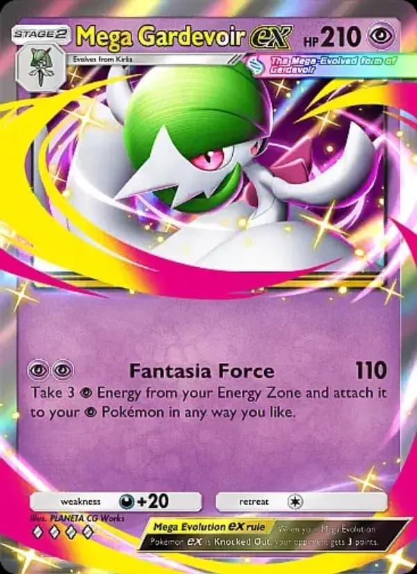 Mega Gardevoir ex — Fantastical Parade, Four Diamond