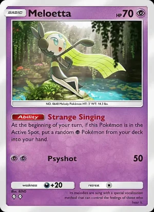 Meloetta — Fantastical Parade, Two Diamond