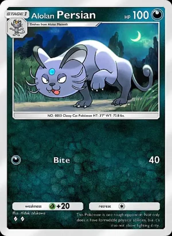 Alolan Persian — Fantastical Parade, Two Diamond