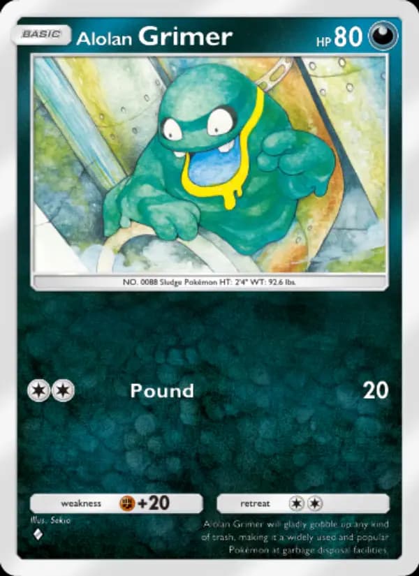 Alolan Grimer — Fantastical Parade, One Diamond