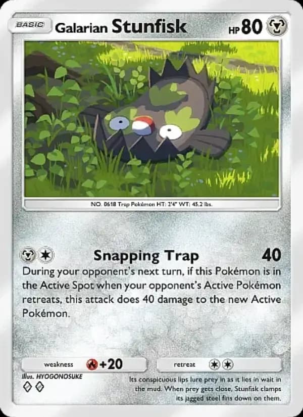 Galarian Stunfisk — Fantastical Parade, Two Diamond