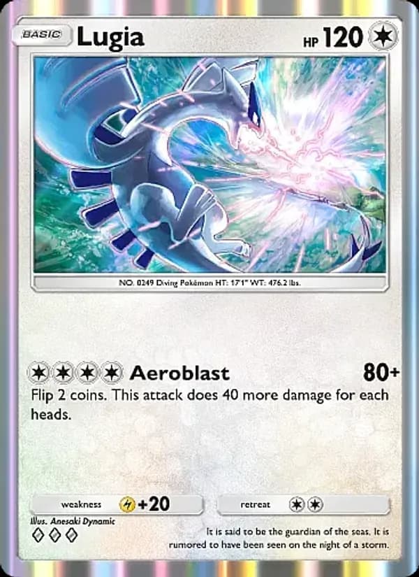 Lugia — Fantastical Parade, Three Diamond