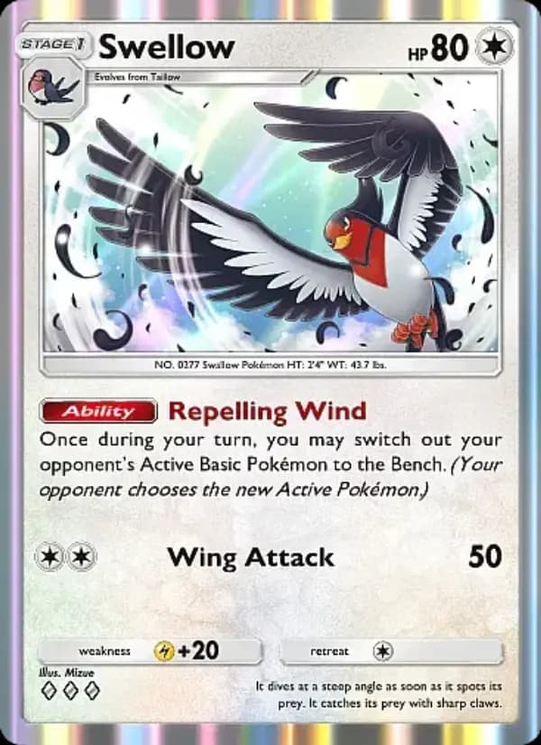 Swellow — Fantastical Parade, Three Diamond
