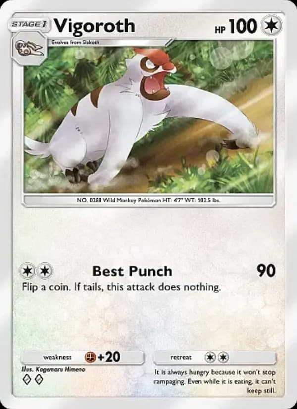 Vigoroth — Fantastical Parade, Two Diamond