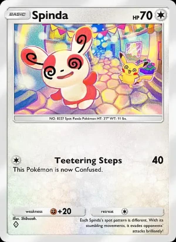 Spinda — Fantastical Parade, One Diamond