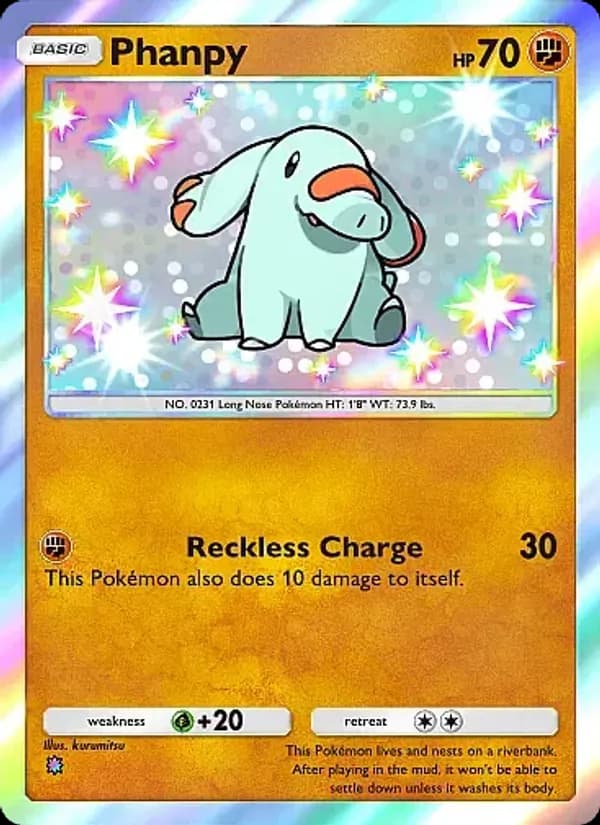 Phanpy — Fantastical Parade, One Shiny