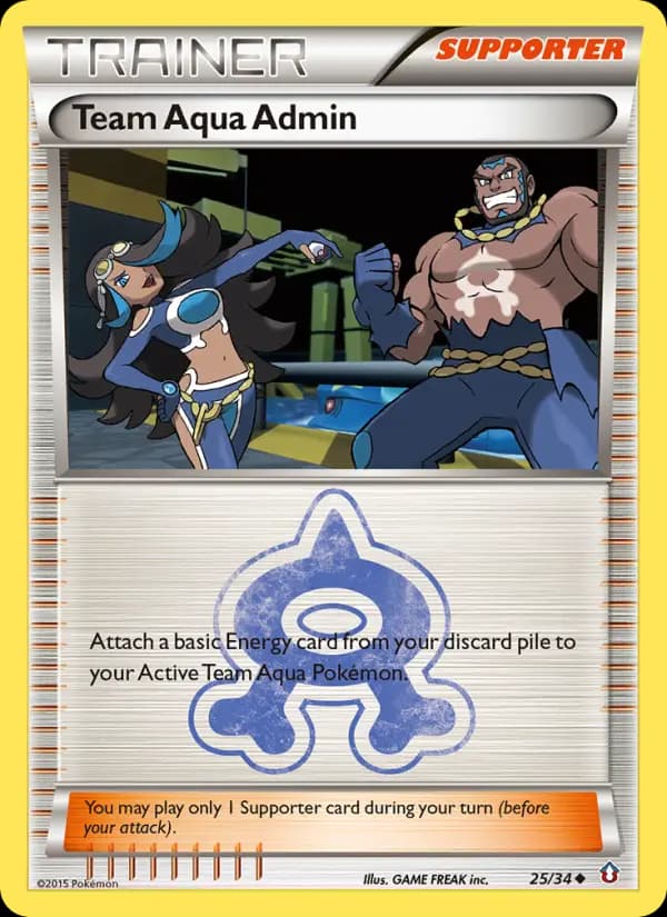 Team Aqua Admin — Double Crisis, Uncommon