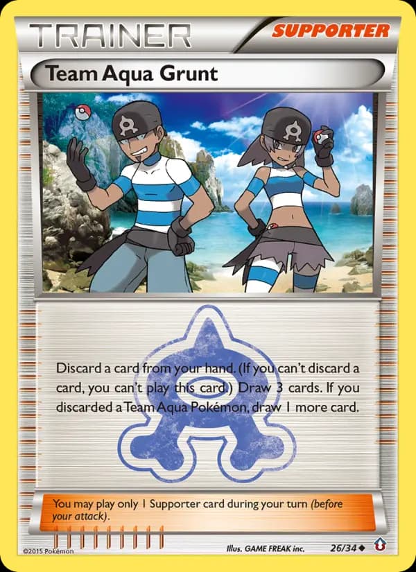 Team Aqua Grunt — Double Crisis, Uncommon