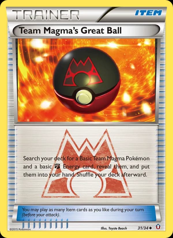 Team Magma's Great Ball — Double Crisis, Uncommon