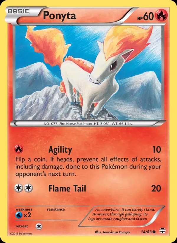 Ponyta — Generations, Common