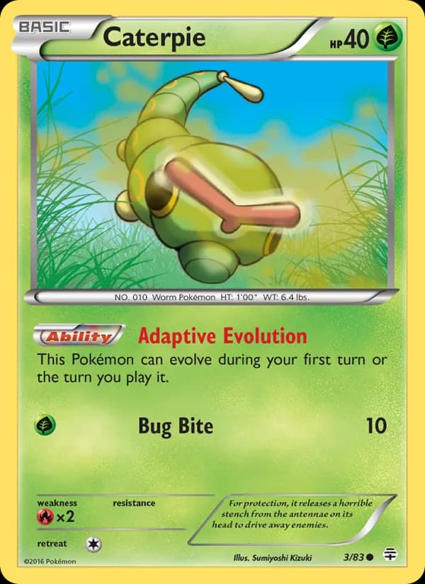 Caterpie — Generations, Common