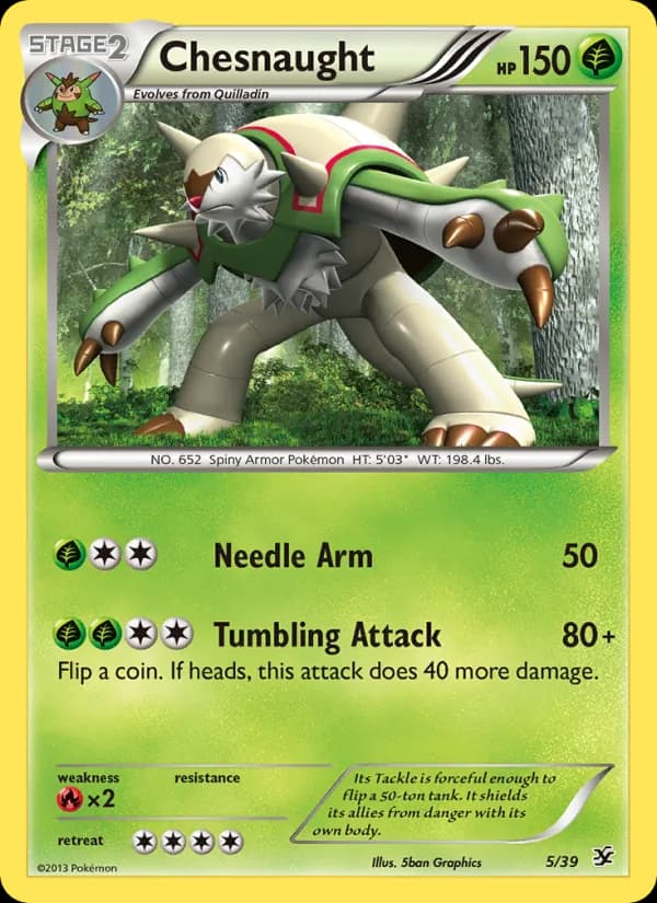 Chesnaught — Kalos Starter Set, None