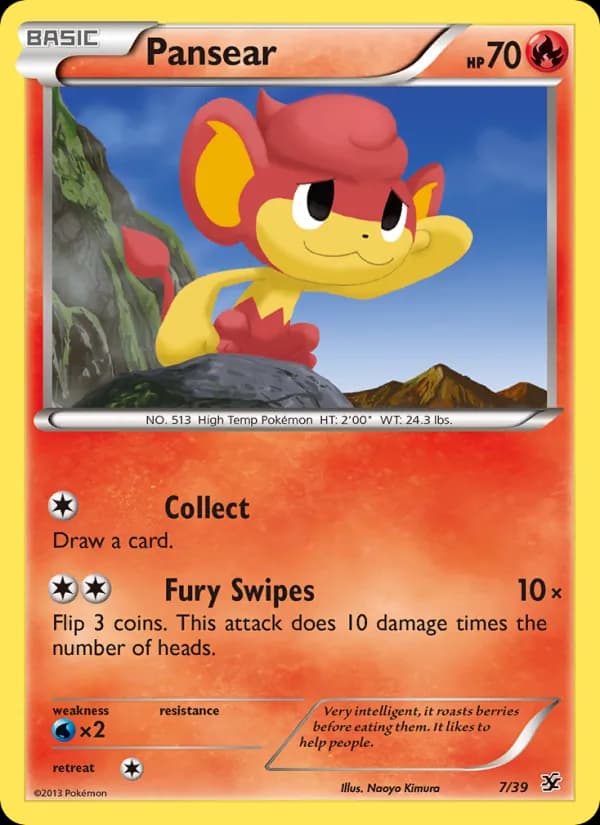 Pansear — Kalos Starter Set, None