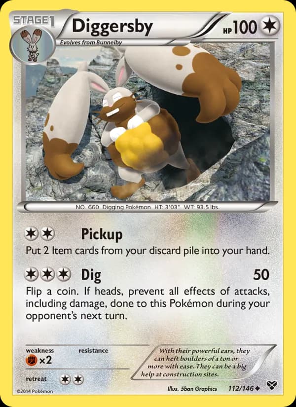 Diggersby — XY, Uncommon