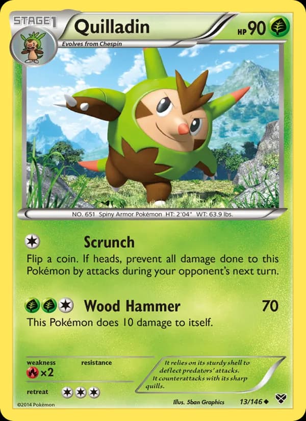 Quilladin — XY, Uncommon