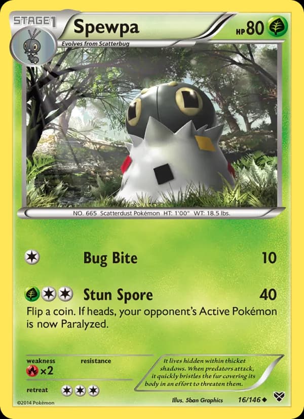 Spewpa — XY, Uncommon