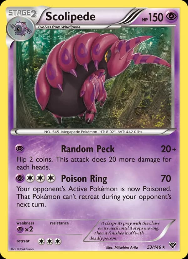 Scolipede — XY, Rare