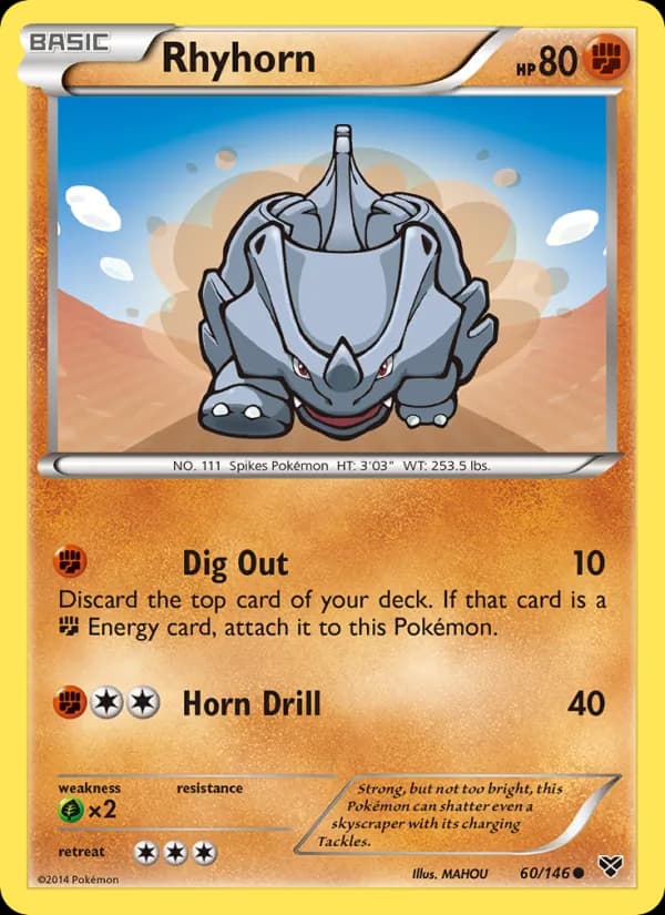Rhyhorn — XY, Common