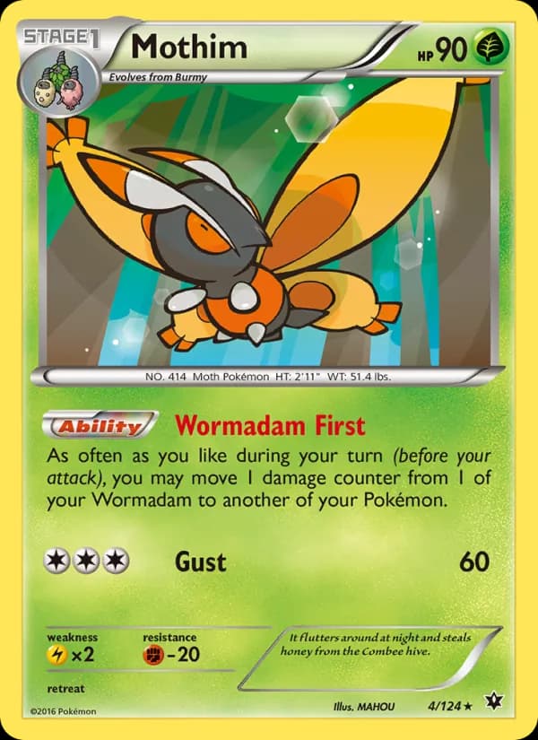 Mothim — Fates Collide, Rare