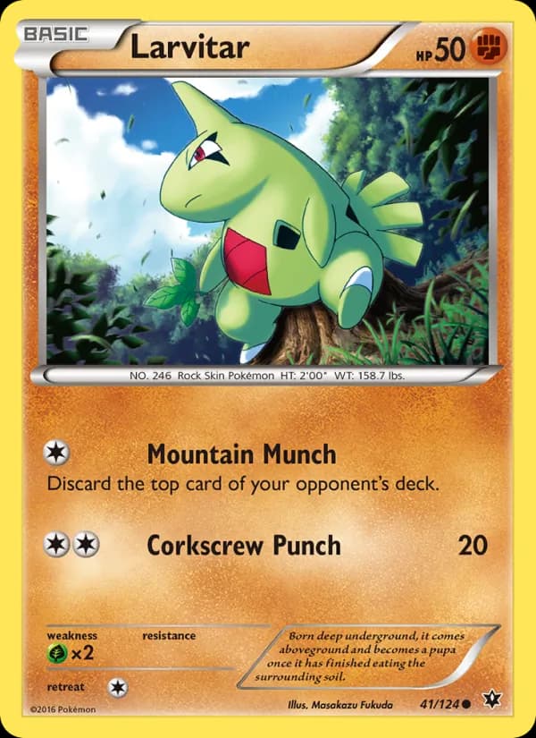 Larvitar — Fates Collide, Common