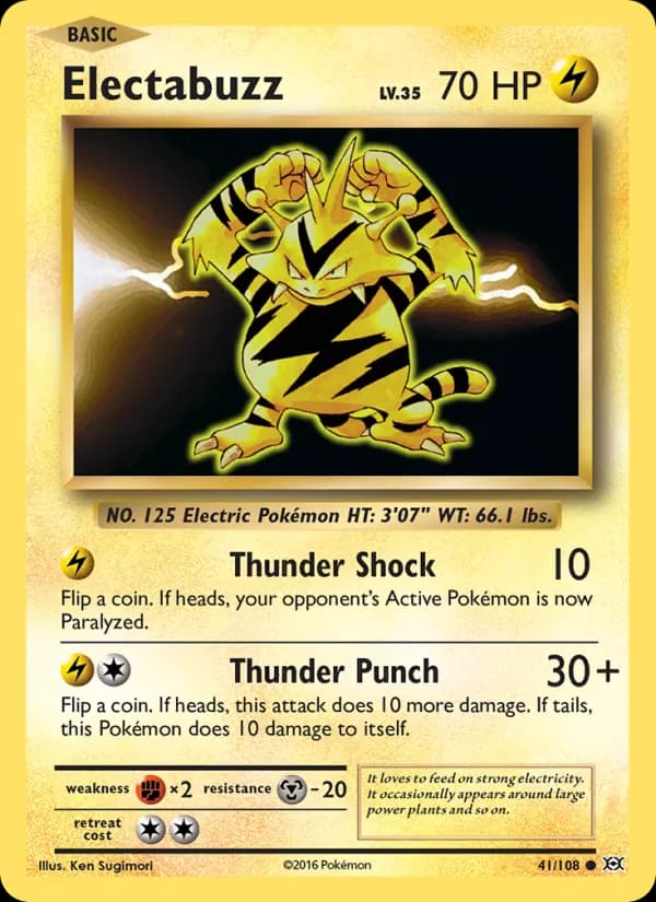 Electabuzz — Evolutions, Common