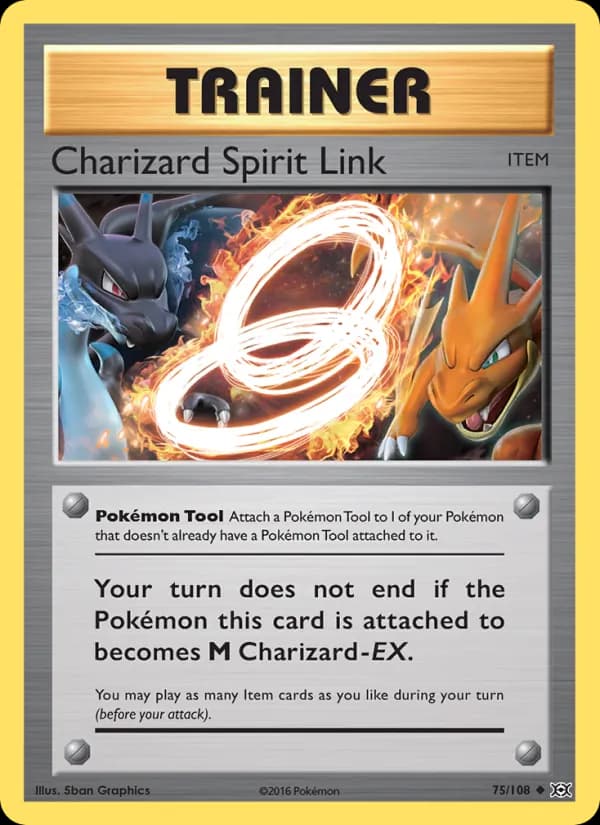 Charizard Spirit Link — Evolutions, Uncommon