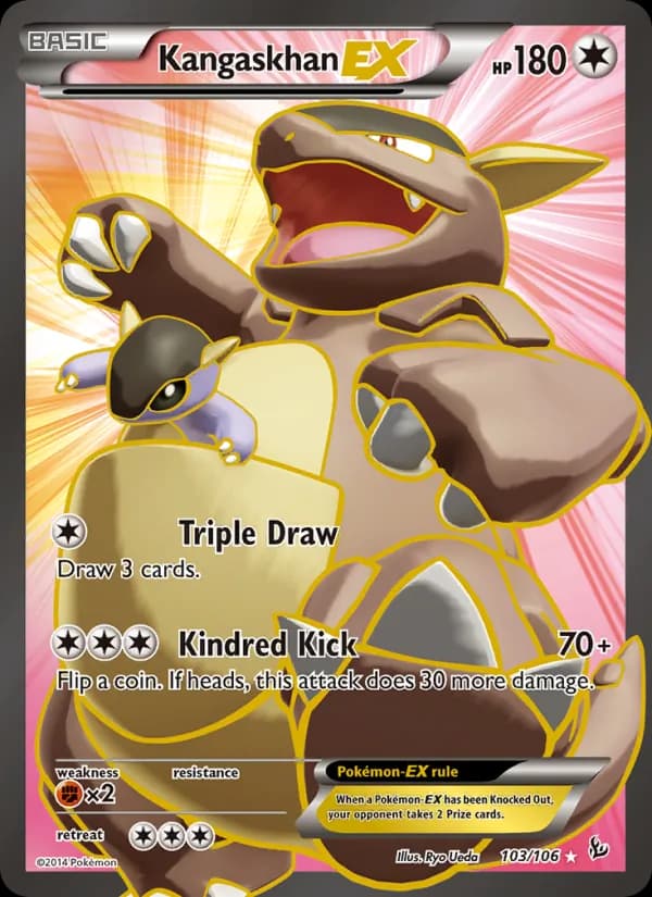 Kangaskhan EX — Flashfire, Ultra Rare