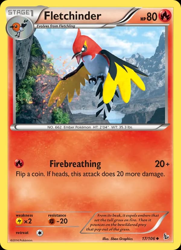 Fletchinder — Flashfire, Uncommon