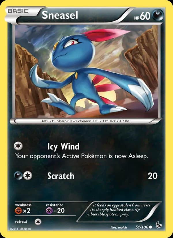 Sneasel — Flashfire, Common