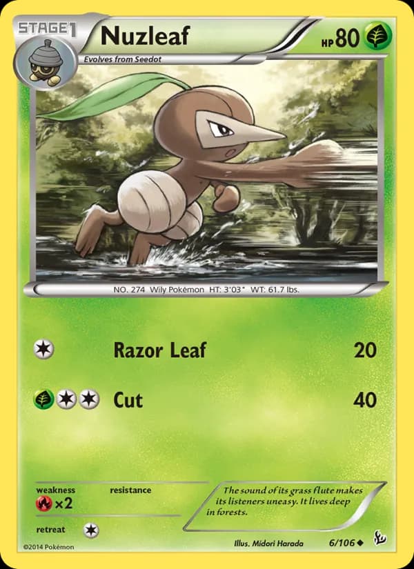 Nuzleaf — Flashfire, Uncommon
