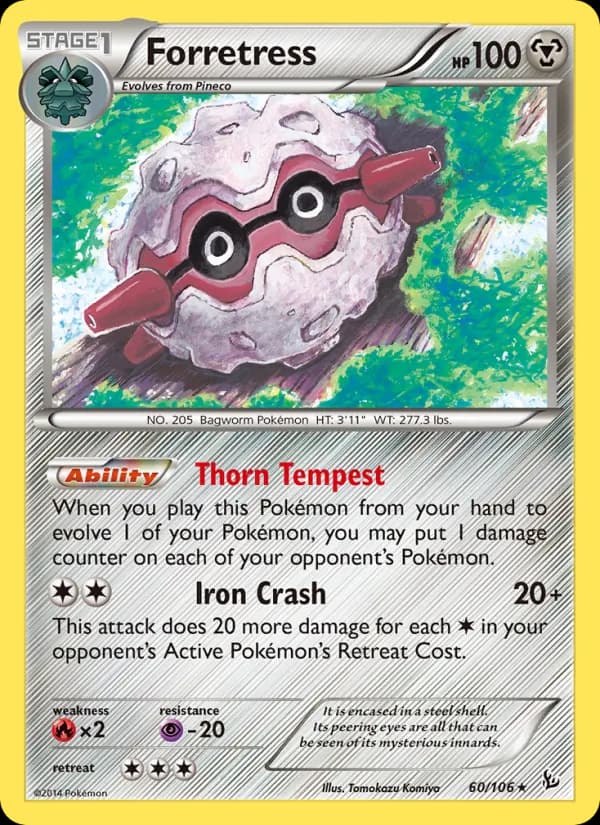 Forretress — Flashfire, Rare