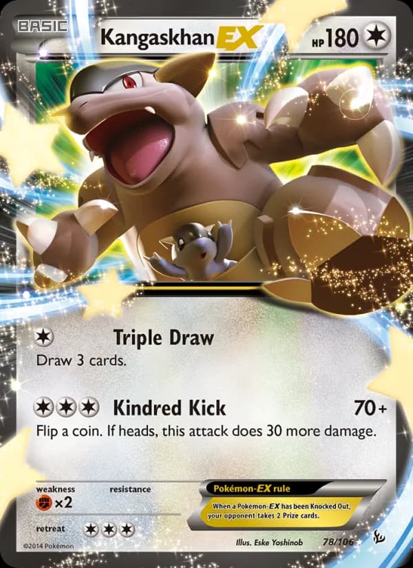 Kangaskhan EX — Flashfire, Ultra Rare