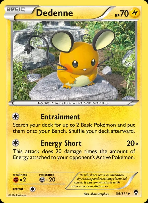 Dedenne — Furious Fists, Uncommon