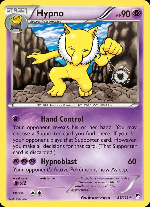 Hypno — Furious Fists, Rare