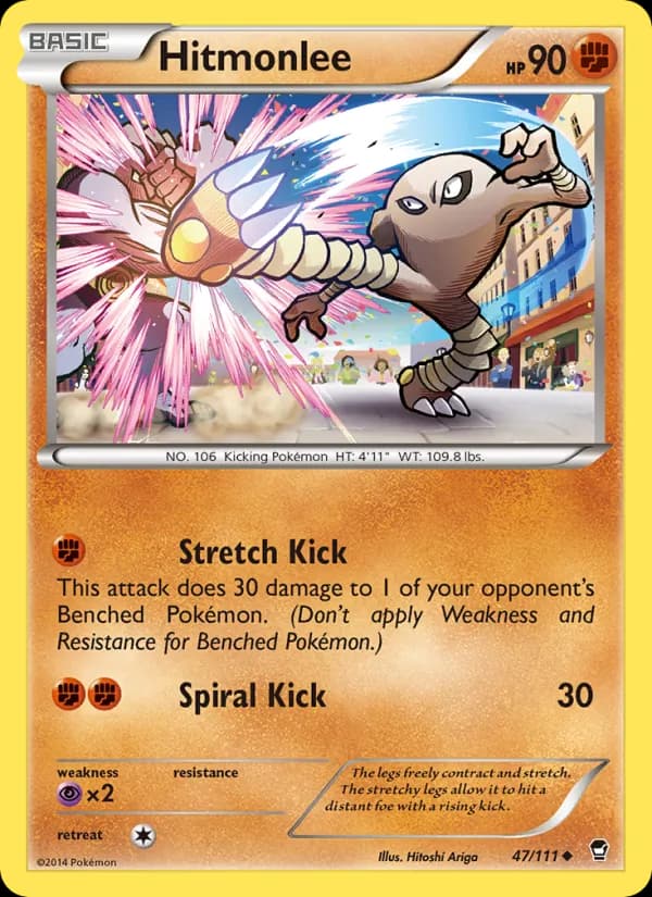 Hitmonlee — Furious Fists, Uncommon