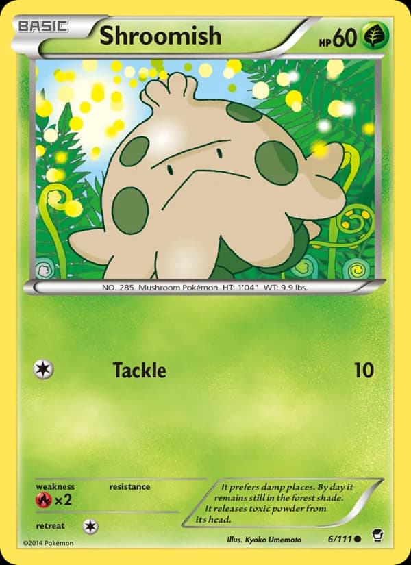 Shroomish — Furious Fists, Common
