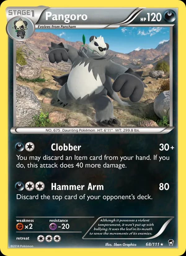 Pangoro — Furious Fists, Rare