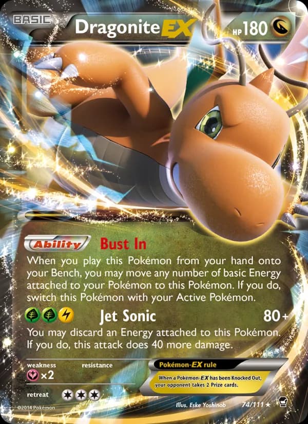 Dragonite EX — Furious Fists, Ultra Rare