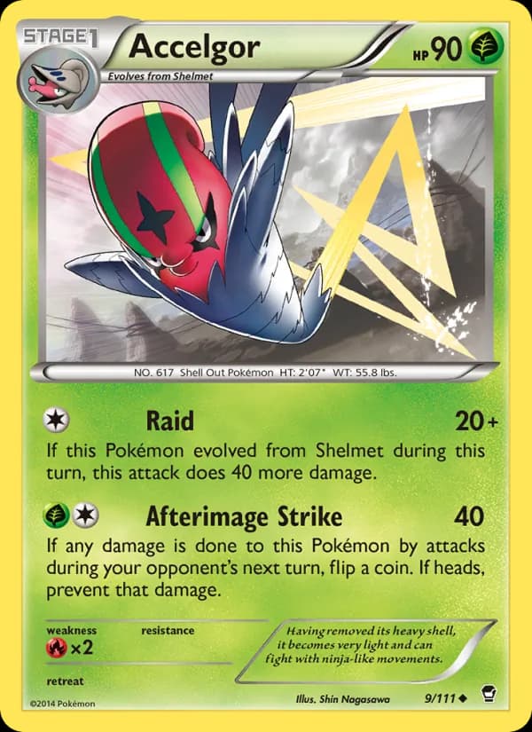 Accelgor — Furious Fists, Uncommon