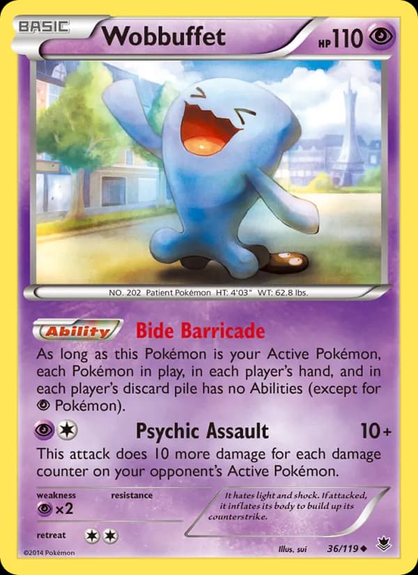 Wobbuffet — Phantom Forces, Uncommon