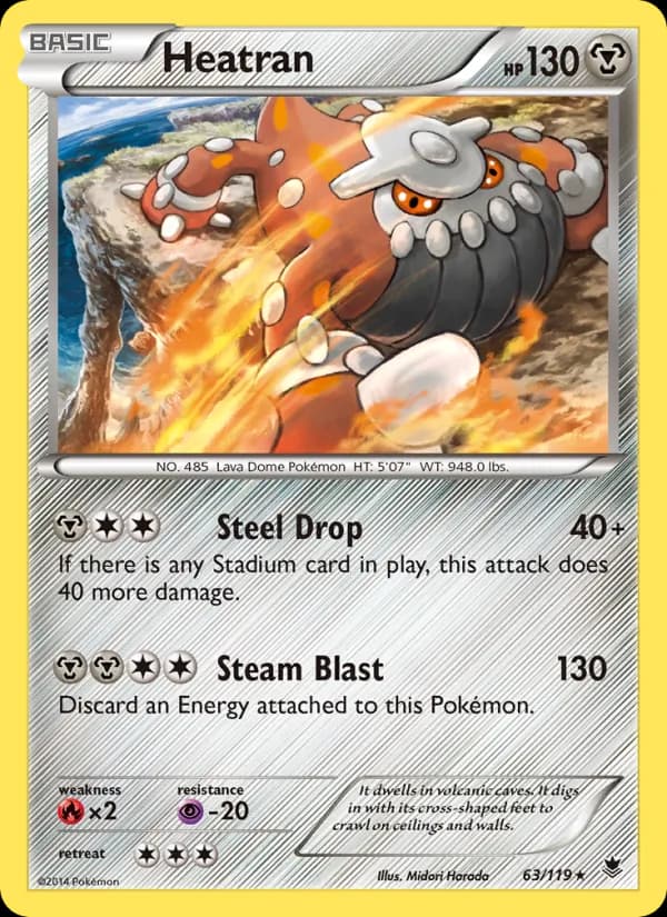 Heatran — Phantom Forces, Rare
