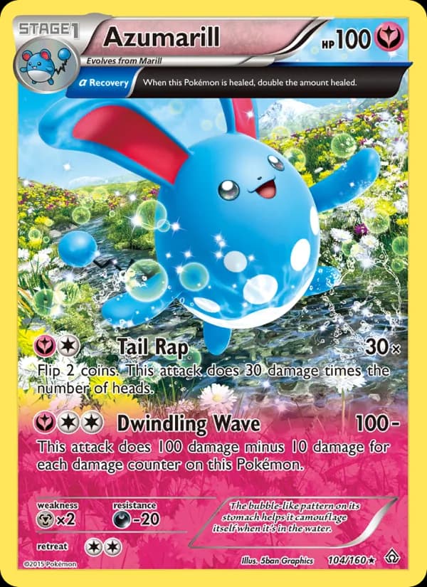Azumarill — Primal Clash, Rare